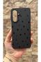 Samsung Galaxy A26 Compatible Mini Black Star Patterned Silicone Shock Absorbing Classic Protected Rubber Case - 2