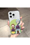 iPhone 14 Pro Compatible Camera Protected Anti-Shock Aesthetic Print Patterned Transparent Silicone Case - 2