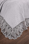 Rojda French Laced Dowry Double King Size Pique Cover Set / Bedspread Set 3 Pieces - 2