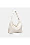 Misel Vintage Double Zipper Hand and Shoulder Bag White - 3