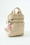 Washed Leather, Multi-Compartment, Laptop Compartment Backpack (Casual, Travel) Beige Model: (571-14-17N) - 3