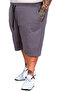 Mode XL Large Size Men's Combed Cotton Shorts 26260 Fume - 2