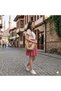 Ai̇robin Fabric Solid Color 55 cm Wide Size Range (36-52) Short Skirt - 3
