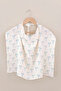 Muslin Nursing Cover - Pureline Series - Blue Dainty Bow - 2