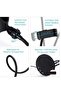 Selfie Ring Light Stand with Microphone Holder,LED Ring Light for Live Stream/Makeup/YouTube Video - - 4