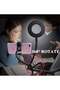 Light Stand for Live Stream, Selfie Ring Light with Webcam Mount for Logitech C925e, C922x, C930e,C9 - 4