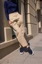Zalvi̇ro Women's Dark Blue Genuine Leather Suede Lace-Up Sneaker - 8
