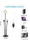 Selfie Ring Light Stand with Microphone Holder,LED Ring Light for Live Stream/Makeup/YouTube Video - - 5