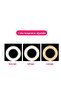LED Ring Light Dimmable LED Desktop Fill Light 3 Colors Modes with 2/3 Phone Holders Curved Lampshad - 2