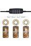 Selfie Ring Light with Cell Phone Holder Stand for Live Stream/Makeup, LED Camera Lighting [3-Light - 4