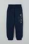 Boys' Tracksuit Set with Dinosaur Camp Back Print Detail, Ages 2-6, Aqua Green - 3
