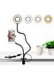 "Lazy Bracket Selfie Ring Light with Phone Holder: LED Circle Light with 360° Rotating Flexible Arms - 4