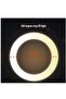 LED Ring Light Dimmable LED Desktop Fill Light 3 Colors Modes with 2/3 Phone Holders Curved Lampshad - 7