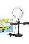 "Professional Live Light Holder Stand with Adjustable Height and 360° Rotation, Perfect for Live Str