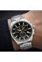 Men's Wristwatch, Green Dial, Stainless Steel Case, Suitable for Daily Use, 10 Atm
