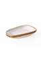 Shizen Cream Tetra Kayık Plate 28 cm 2 Pieces Q44 - 6