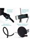 Selfie Ring Light Stand with Microphone Holder,LED Ring Light for Live Stream/Makeup/YouTube Video - - 4