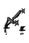 Dual Monitor Arm 17-32 Inch |   Spring-Loaded Balancer |   360 °   Döner |   Dual Monitor Stand |   2X 9 kg Kapasi