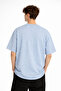Boston - Printed Oversize T-Shirt Light Blue - 4