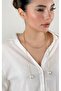 Pearl Figured Ball Chain Necklace - 2