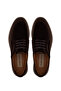 Men's Leather & Textile Brown Suede Casual Shoes - 5