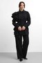 Molly Nelly Women's Side Ruffle Shirt and Pants Set - 5