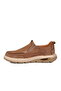 Sand Nubuck Black Genuine Leather Orthopedic Casual Shoes 255301 m - 2