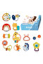 - Baby Rattle Toy 12 Pc Set For Newborns - Animal Design - 2