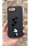 iPhone 16E Compatible Heart Panda Patterned Silicone Shock-Absorbing Classic Protective Rubber Case - 2