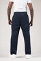 Double Pleated Wide Leg Baggy Summer Fabric Trousers with Elastic Waist at the Back - 5