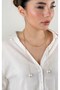 Pearl Figured Ball Chain Necklace - 5