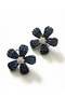 Azure Bloom Invisible Drop Earrings