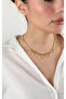 Topçuk Rowed Flat Chain Necklace - 4