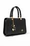 Five-Compartment Lined Women's Shoulder and Shoulder Bag with Pearl and Star Detail - 6