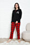 Women's Pajama Set - Plaid Bottoms - Matching Version -12581 - 2