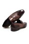 Brown Laceless Genuine Leather Leather Sole Men's Shoes - 2