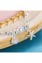 Pinterest Bracelet with Minimal Seashell and Starfish Figures - 2