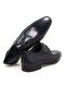 Dark Blue Color Lace-Up Genuine Leather Leather Sole Men's Shoes - 2
