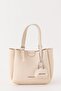 Cherry Charml Medium Size Soft Leather Look Large Volume Cream Women's Shoulder Bag Pbu1107 - 4