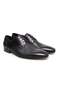 Black Color Lace-Up Genuine Leather Men's Shoes