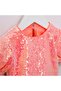Mirella Sequined Crop Top and Tutu Skirt Two-Piece Girls' Set - 6