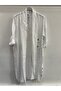 Women's White Italian Skirt with Button Slit, Long Oversized Linen Kaftan, Sizes 38 - 46