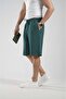 Pique Fabric Shorts with Elastic Waist Pockets - 5