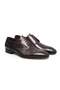 Brown Lace-Up Genuine Leather Sole Men's Shoes