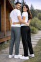 Double Set Premium Men's and Women's 2-Yarn Comfortable Fit Pocketed 2-Piece Sweatpants - 6