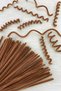 100 Pieces of Milk Coffee Chenille 30cm, Furry Plush Velvet Wire, Handicraft, Flower, Gift Decoration School Event - 3