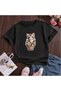 Flowerpot Cat Bear Printed 100% Kids Unisex T-Shirt 5 6 -7 8-9 10 -11 12 Years Old