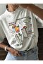 Drinks Printed Cotton Oversize T-Shirt