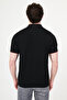 Patterned Slim Fit Polo Collar Buttoned Men's Knitwear T-Shirt Black-Tile - 11595.26Y - 4