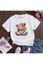 Cute Baby Bear Printed 100% Kids Unisex T-Shirt 5 6 -7 8-9 10 -11 12 Years Old